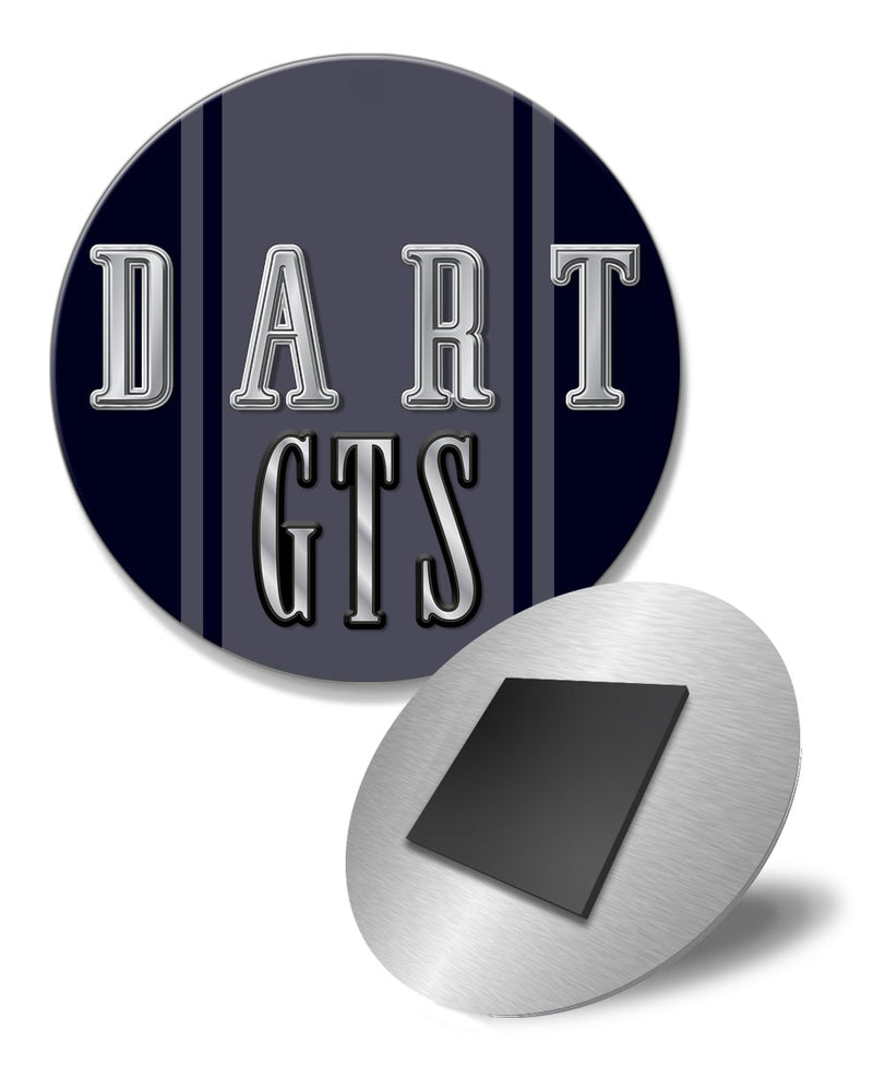 Dodge Dart GTS 1968 Emblem Novelty Round Fridge Magnet