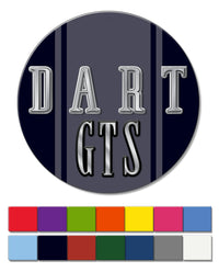 Dodge Dart GTS 1968 Emblem Novelty Round Fridge Magnet