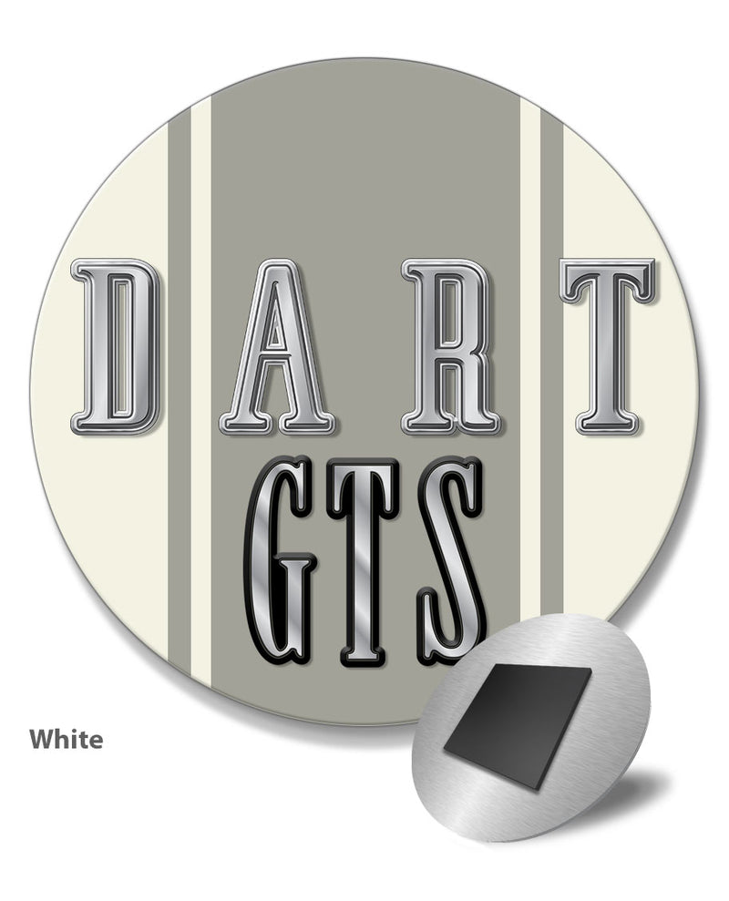 Dodge Dart GTS 1968 Emblem Novelty Round Fridge Magnet