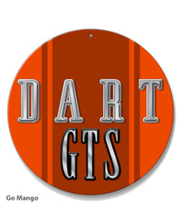 Dodge Dart GTS 1968 Emblem Novelty Round Aluminum Sign