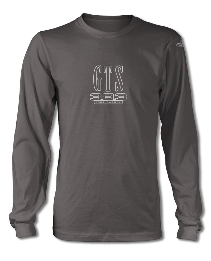 Dodge Dart GTS 383 1968 Emblem T-Shirt - Long Sleeves - Emblem