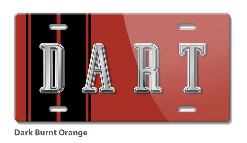 Dodge Dart 1968 Emblem Novelty License Plate