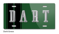 Dodge Dart 1968 Emblem Novelty License Plate