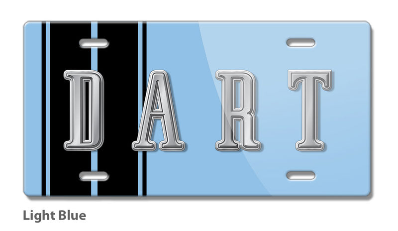 Dodge Dart 1968 Emblem Novelty License Plate