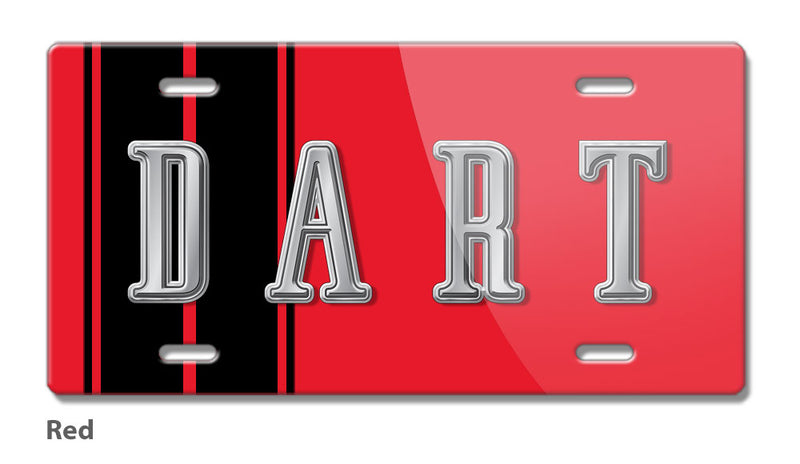 Dodge Dart 1968 Emblem Novelty License Plate