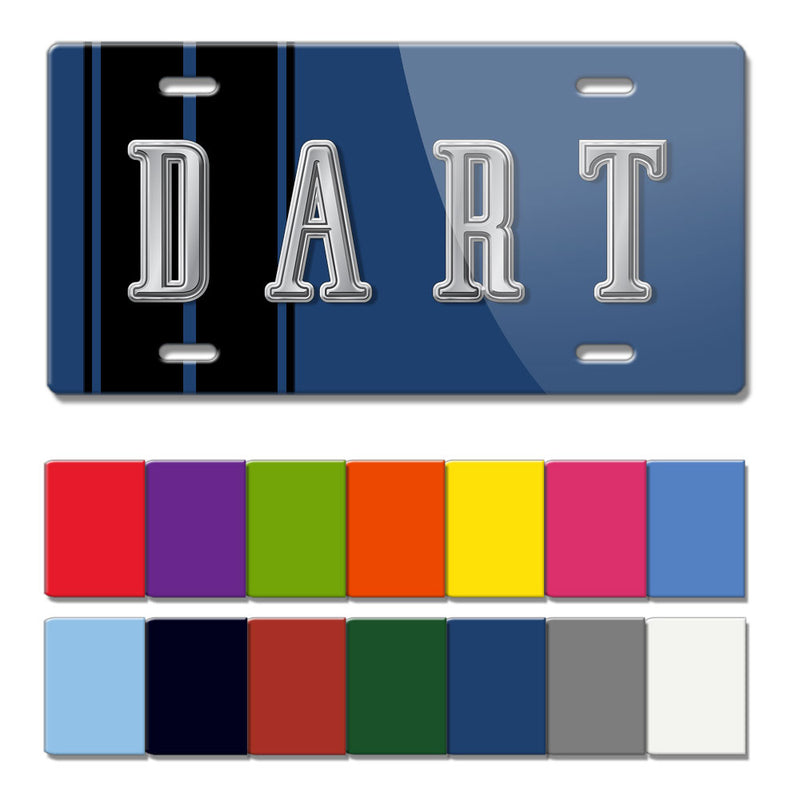 Dodge Dart 1968 Emblem Novelty License Plate