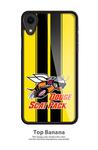 Dodge Scat Pack 1968 Emblem Smartphone Case - Racing Stripes - Logo