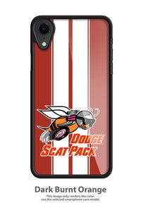 Dodge Scat Pack 1968 Emblem Smartphone Case - Racing Stripes - Logo