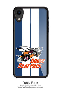 Dodge Scat Pack 1968 Emblem Smartphone Case - Racing Stripes - Logo