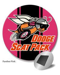 Dodge Scat Pack 1968 Emblem Round Fridge Magnet