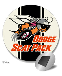 Dodge Scat Pack 1968 Emblem Round Fridge Magnet