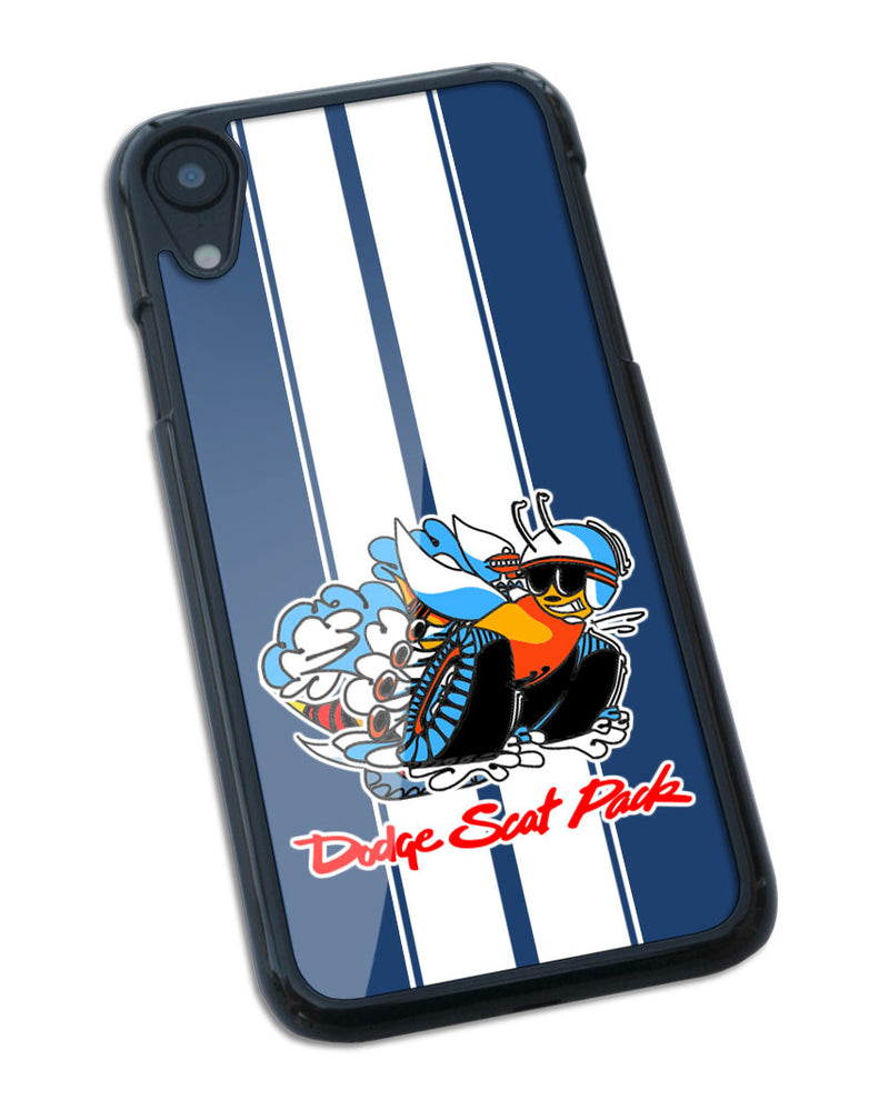 Dodge Scat Pack 1970 Emblem Smartphone Case - Racing Stripes - Logo