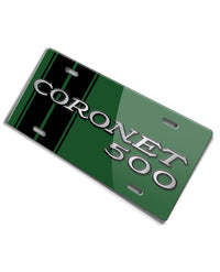 Dodge Coronet 500 1969 - 1972 Emblem Novelty License Plate