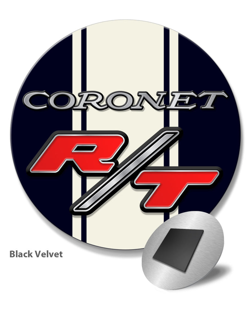 Dodge Coronet RT 1969 - 1970 Emblem Novelty Round Fridge Magnet