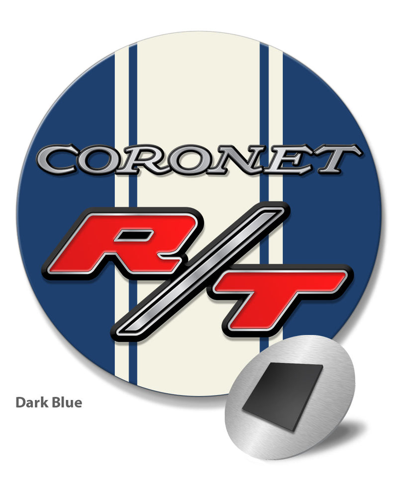 Dodge Coronet RT 1969 - 1970 Emblem Novelty Round Fridge Magnet