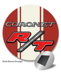 Dodge Coronet RT 1969 - 1970 Emblem Novelty Round Fridge Magnet