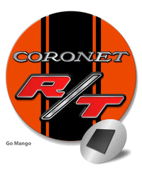 Dodge Coronet RT 1969 - 1970 Emblem Novelty Round Fridge Magnet