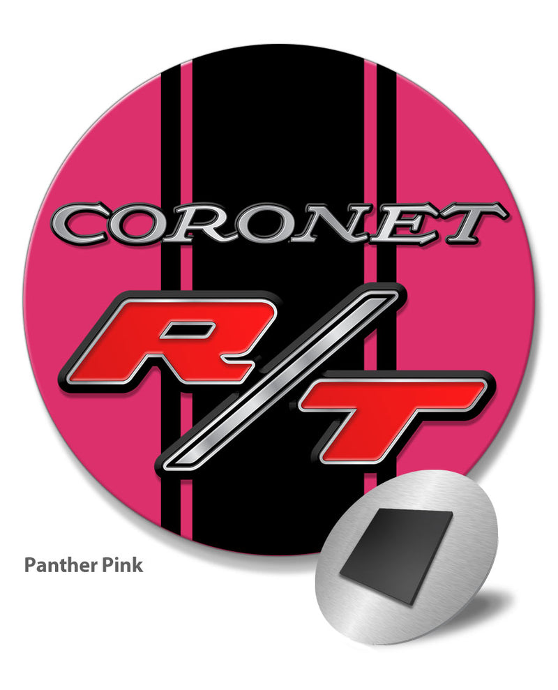 Dodge Coronet RT 1969 - 1970 Emblem Novelty Round Fridge Magnet