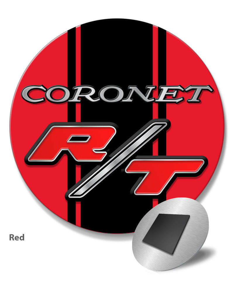 Dodge Coronet RT 1969 - 1970 Emblem Novelty Round Fridge Magnet