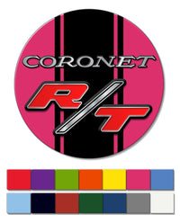 Dodge Coronet RT 1969 - 1970 Emblem Novelty Round Fridge Magnet