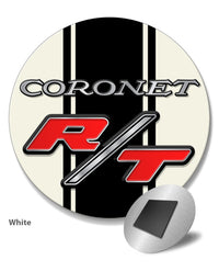 Dodge Coronet RT 1969 - 1970 Emblem Novelty Round Fridge Magnet