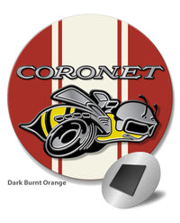 Dodge Coronet Super Bee 1969 - 1970 Emblem Novelty Round Fridge Magnet