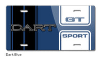 Dodge Dart GT Sport 1969 Emblem Novelty License Plate
