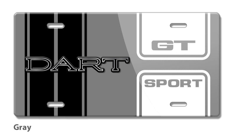 Dodge Dart GT Sport 1969 Emblem Novelty License Plate