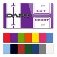 Dodge Dart GT Sport 1969 Emblem Novelty License Plate