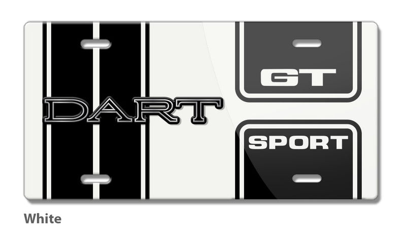 Dodge Dart GT Sport 1969 Emblem Novelty License Plate