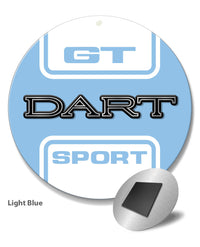 Dodge Dart GT Sport 1969 Emblem Novelty Round Fridge Magnet