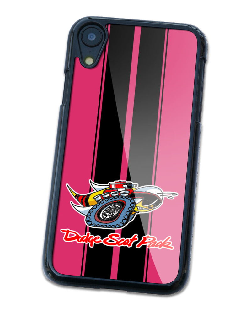 Dodge Scat Pack 1969 Emblem Smartphone Case - Racing Stripes - Logo