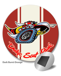 Dodge Scat Pack 1969 Emblem Round Fridge Magnet