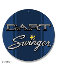 Dodge Dart Swinger 1970 Emblem Novelty Round Aluminum Sign