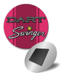 Dodge Dart Swinger 1970 Emblem Novelty Round Fridge Magnet