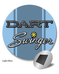 Dodge Dart Swinger 1970 Emblem Novelty Round Fridge Magnet