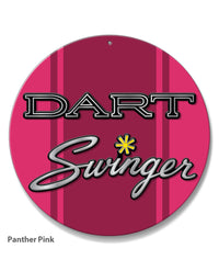 Dodge Dart Swinger 1970 Emblem Novelty Round Aluminum Sign