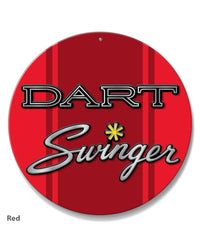 Dodge Dart Swinger 1970 Emblem Novelty Round Aluminum Sign