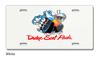 Dodge Scat Pack 1970 Emblem Novelty License Plate