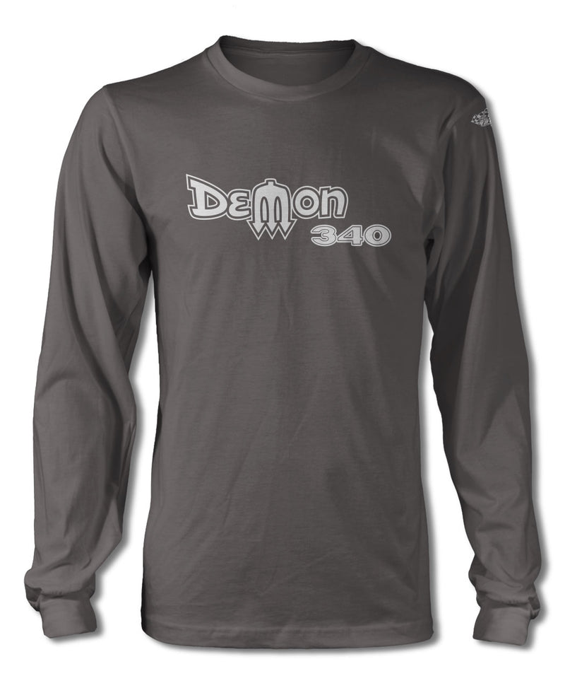 Dodge Dart Demon 340 1971 Emblem T-Shirt - Long Sleeves - Emblem