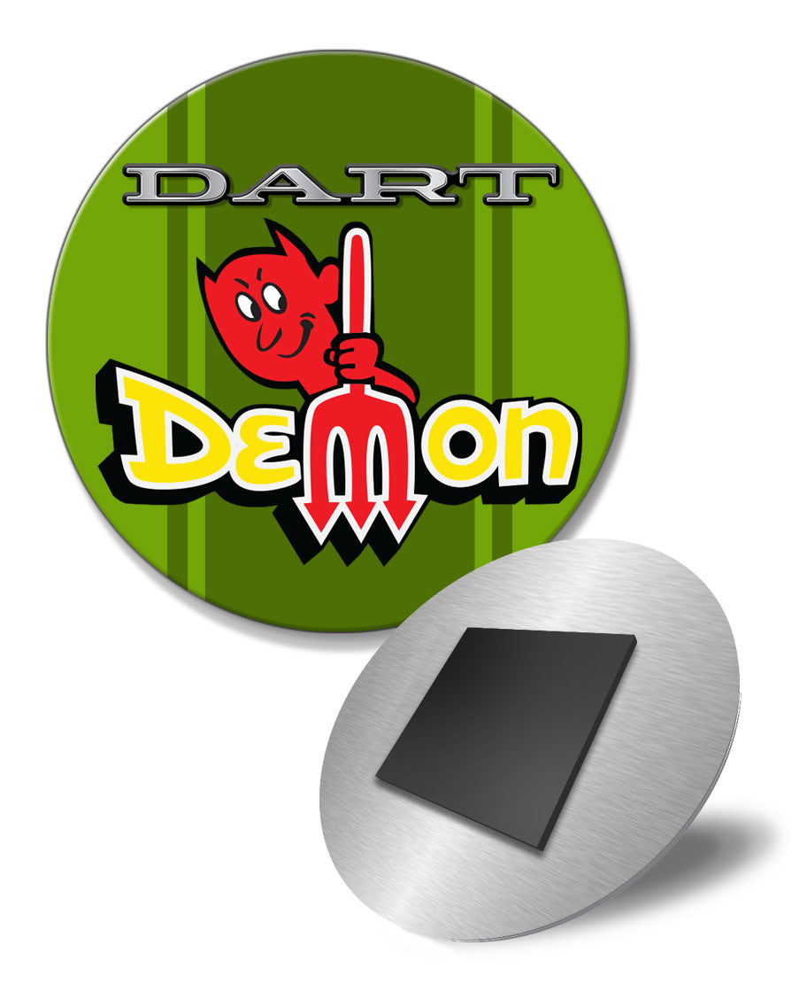 Dodge Dart Demon 1971 Emblem Novelty Round Fridge Magnet