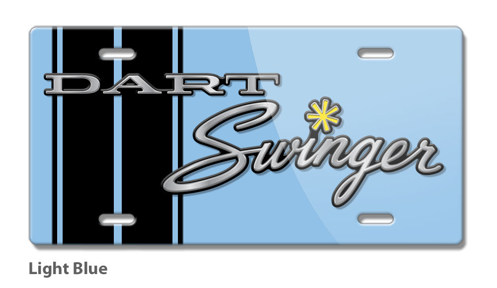 Dodge Dart Swinger 1971 Emblem Novelty License Plate – Legend Lines