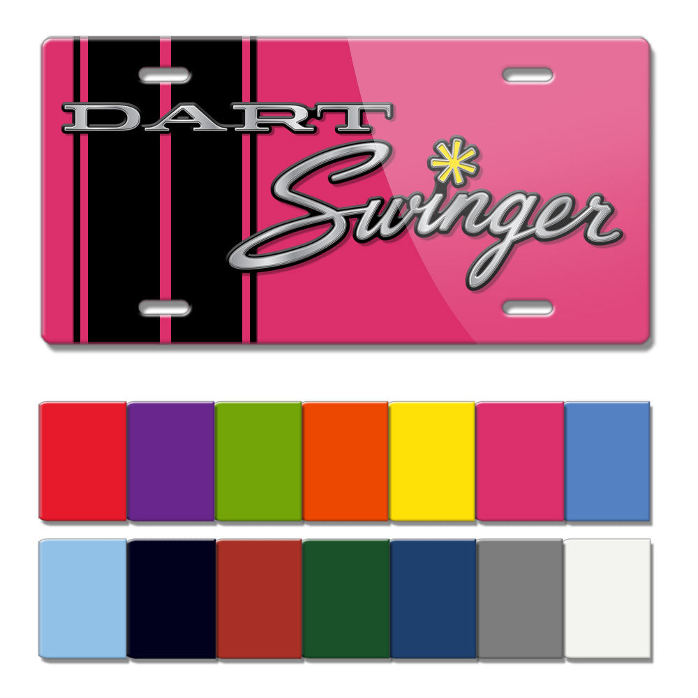 Dodge Dart Swinger 1971 Emblem Novelty License Plate – Legend Lines