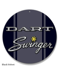 Dodge Dart Swinger 1971 Emblem Novelty Round Aluminum Sign