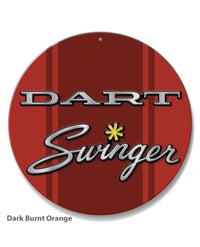 Dodge Dart Swinger 1971 Emblem Novelty Round Aluminum Sign