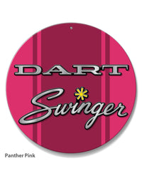 Dodge Dart Swinger 1971 Emblem Novelty Round Aluminum Sign