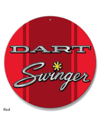 Dodge Dart Swinger 1971 Emblem Novelty Round Aluminum Sign