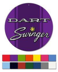 Dodge Dart Swinger 1971 Emblem Novelty Round Aluminum Sign