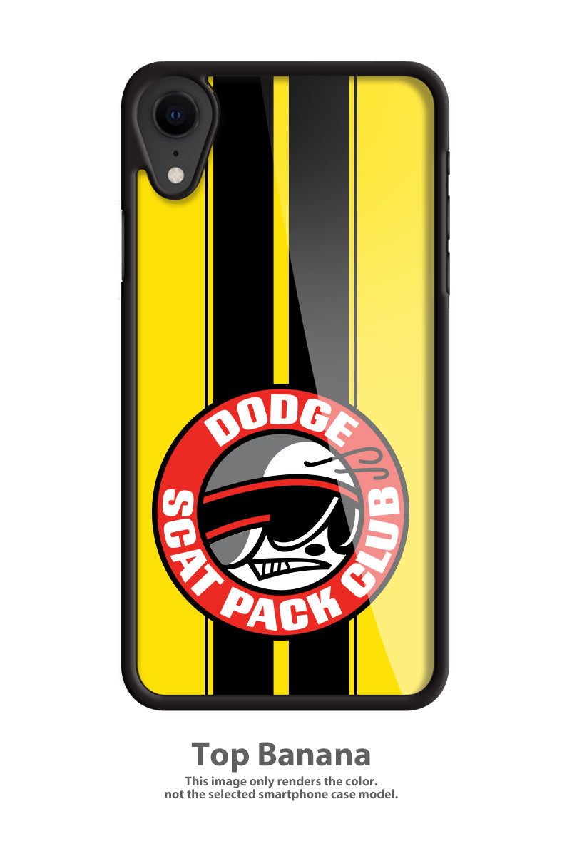 Dodge Scat Pack 1971 Emblem Smartphone Case - Racing Stripes - Logo