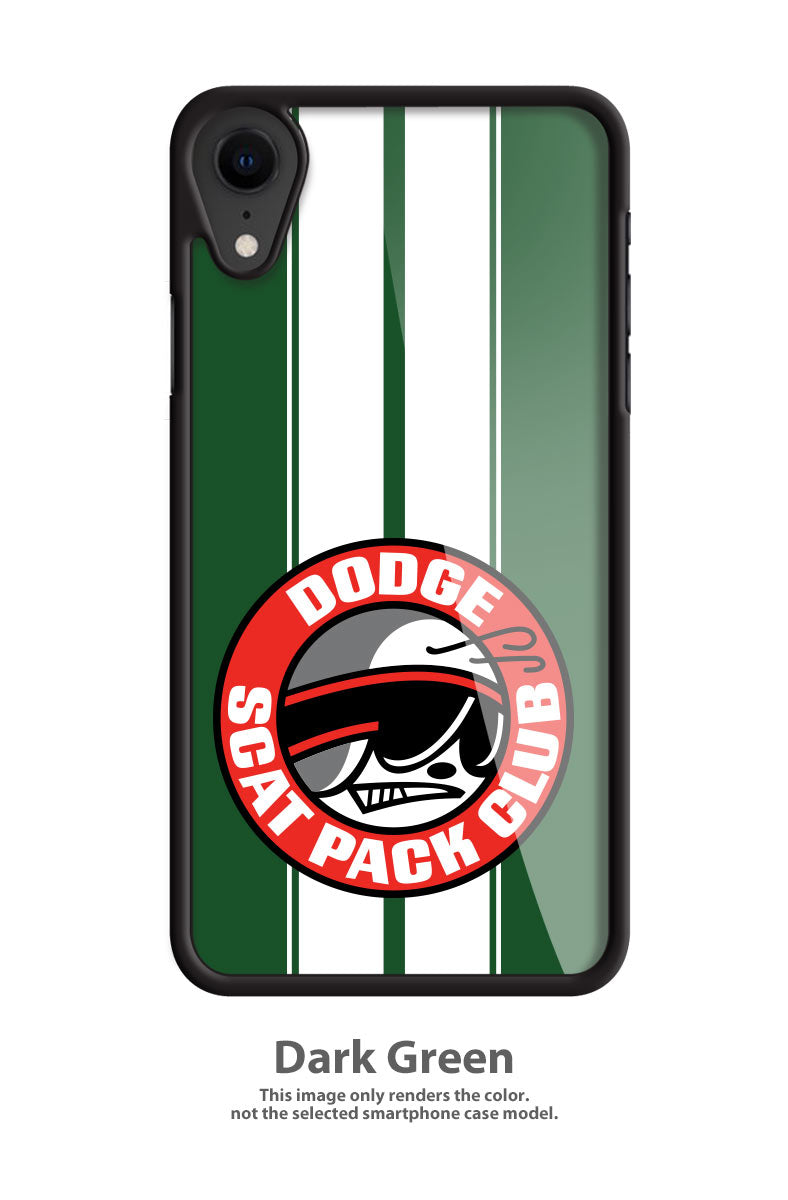 Dodge Scat Pack 1971 Emblem Smartphone Case - Racing Stripes - Logo